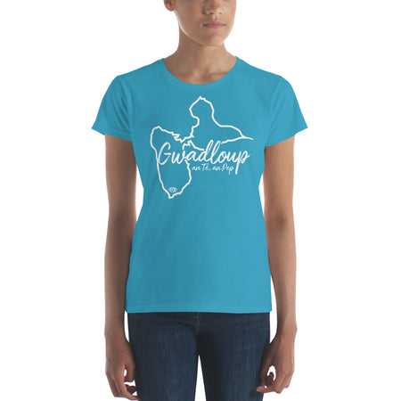 T-Shirt Femme Carte Guadeloupe