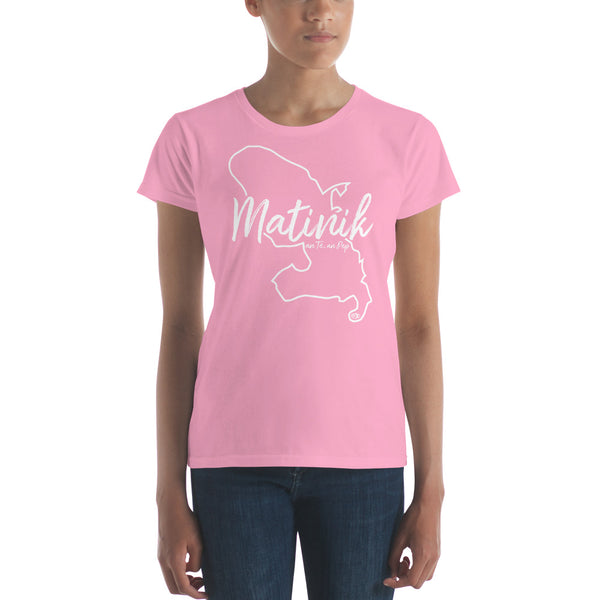 T-Shirt Femme Carte Martinique