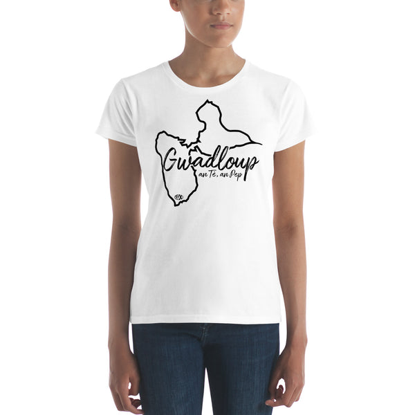 T-Shirt Femme Carte Guadeloupe