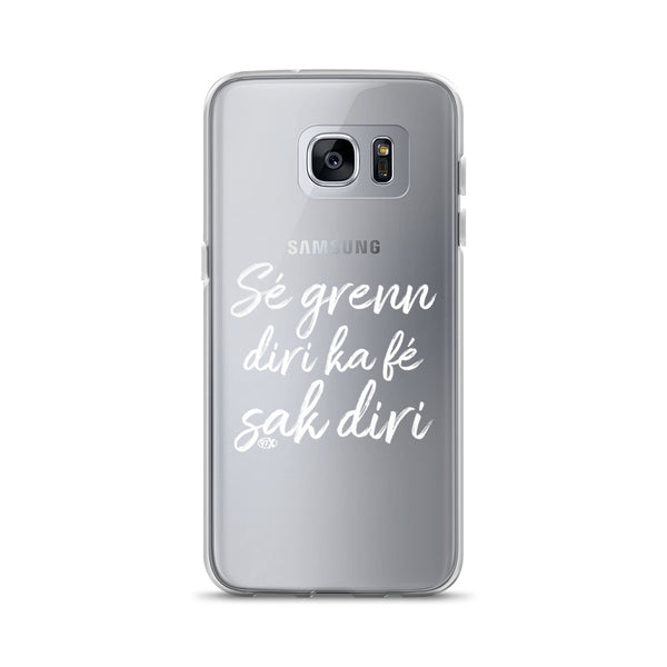 Samsung Case Se grenn Blanc